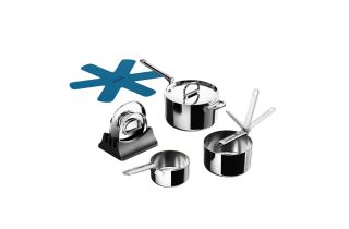 Joseph Joseph Space Steel Folding Handle 3-Piece Saucepan Set