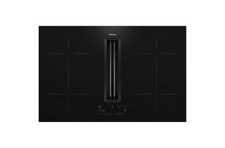 Miele KMDA 7473 FL-U Silence Induction Hob with Integrated Vapour Extraction - Black