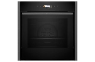 Neff B54CR71G0B N70 Slide & Hide 60cm Built‑In Single Oven – Graphite Grey