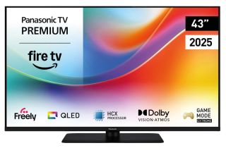 Panasonic TV-43W85BEY 43" 4K QLED Smart TV with Fire TV (2025)