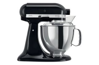 KitchenAid 5KSM175PSBOB Artisan 4.8L Stand Mixer with Extra Accessories - Onyx Black