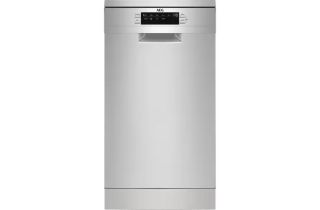 AEG FFB73527ZM 7000 GlassCare Freestanding 45cm Dishwasher - Stainless Steel