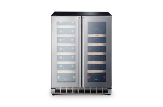 AGA Dual-Zone Two-Door Undercounter Wine Cabinet - Stainless Steel
