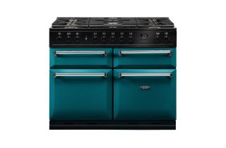 AGA Masterchef Deluxe 110 Dual Fuel Range Cooker - Salcombe Blue