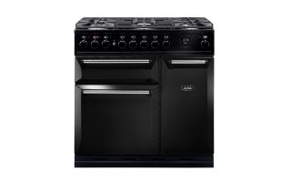 AGA Masterchef Deluxe 90 Dual Fuel Range Cooker - Black