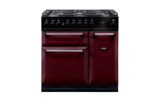 AGA Masterchef Deluxe 90 Dual Fuel Range Cooker - Cranberry