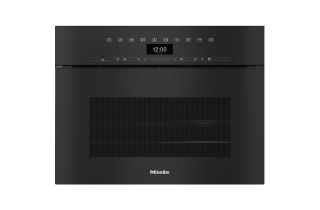 Miele DGC 7440 HCX Pro Handleless Compact Combination Steam Oven - Obsidian Black