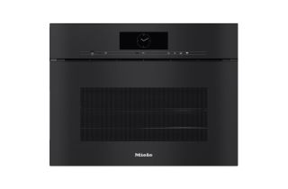 Miele DGC 7840 HCX Pro Handleless Compact Combination Steam Oven - Obsidian Black
