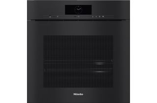 Miele DGC 7865 HCX Pro Handleless Combination Steam Oven with Mains Water & Drain Connection - Obsidian Black