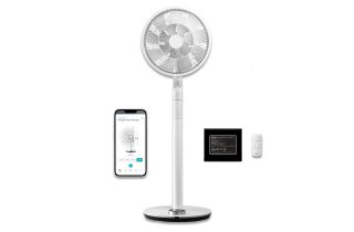 Duxx Whisper Flex Ultimate Fan & Battery Pack - White