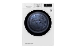 LG FDV709W DUAL Inverter 9kg Heat Pump Tumble Dryer - White