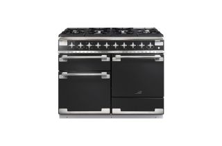 Rangemaster Elise 110 Dual Fuel Range Cooker - Charcoal Black