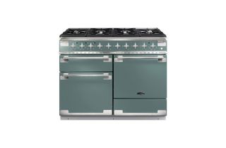 Rangemaster Elise 110 Dual Fuel Range Cooker - Mineral Green