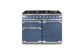 Rangemaster Elise 110 Dual Fuel Range Cooker - Stone Blue