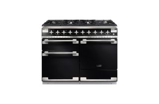 Rangemaster Elise 110 Dual Fuel Range Cooker - Black