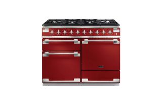 Rangemaster Elise 110 Dual Fuel Range Cooker - Cherry Red
