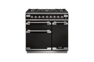 Rangemaster Elise 90 Dual Fuel Range Cooker - Black