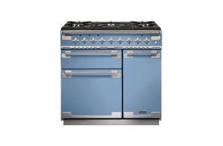 Rangemaster Elise 90 Dual Fuel Range Cooker - China Blue