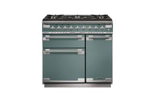 Rangemaster Elise 90 Dual Fuel Range Cooker - Mineral Green