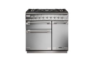 Rangemaster Elise 90 Dual Fuel Range Cooker - Stainless Steel