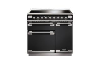 Rangemaster Elise 90 Induction Range Cooker - Charcoal Black