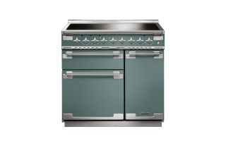 Rangemaster Elise 90 Induction Range Cooker - Mineral Green