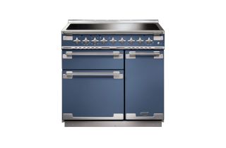 Rangemaster Elise 90 Induction Range Cooker - Stone Blue