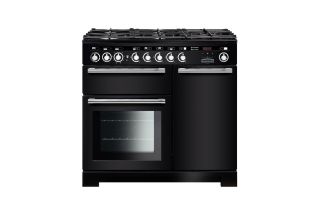 Rangemaster Encore Deluxe 100 Dual Fuel Range Cooker - Black