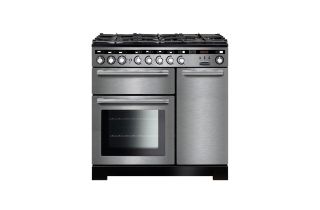 Rangemaster Encore Deluxe 90 Dual Fuel Range Cooker - Stainless Steel