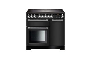 Rangemaster Encore Deluxe 90 Induction Range Cooker - Charcoal Black