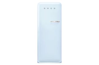 Smeg FAB28LPB5UK 60cm 50s Style Left Hand Hinge Fridge with Icebox - Pastel Blue