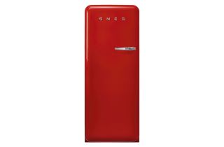 Smeg FAB28LRD5UK 60cm 50s Style Left Hand Hinge Fridge with Icebox - Red