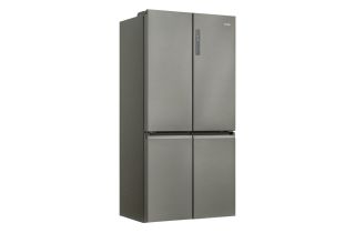 Haier HCR59F19ENMM Cube 90 Series 5 American Fridge Freezer - Platinum Inox