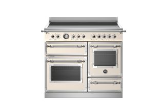 Bertazzoni HER105I3ENET Heritage 100cm Induction Top Electric Triple Oven Range Cooker - Ivory