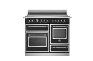 Bertazzoni HER105I3ENET Heritage 100cm Induction Top Electric Triple Oven Range Cooker - Matte Black