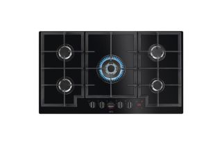AEG HKB95450NB 8000 Flamelight Gas on Glass Hob - Black