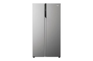 Haier HSR5918DNMP SBS 90 Series 3 American Fridge Freezer - Platinum Inox
