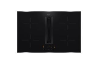 Miele KMDA 7272 FR-U Silence Induction Hob with Integrated Vapour Extraction - Black