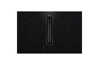 Miele KMDA 7473 FL-A Silence Induction Hob with Integrated Vapour Extraction - Black