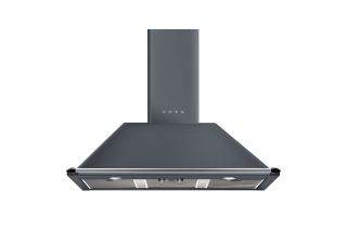 Smeg KT100GRE 100cm Victoria Chimney Cooker Hood - Slate Grey