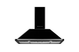 Smeg KT110BLE 110cm Victoria Chimney Cooker Hood - Black