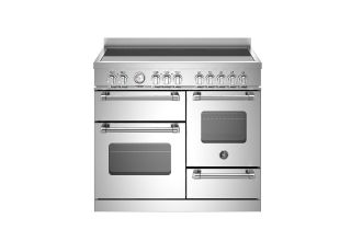 Bertazzoni MAS105I3EXC Master 100cm Induction Top Electric Triple Oven Range Cooker - Stainless Steel