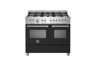 Bertazzoni MAS106L2EXC Master 100cm 6-Burner Electric Double Oven Range Cooker - Matte Black