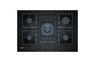 Neff T27CS59S0 N70 75cm Gas Hob – Black Tempered Glass