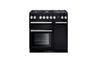 Rangemaster Nexus 90 Dual Fuel Range Cooker - Black