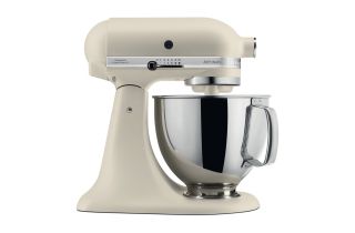 KitchenAid 5KSM175PSBFL Artisan 4.8L Stand Mixer with Extra Accessories - Fresh Linen