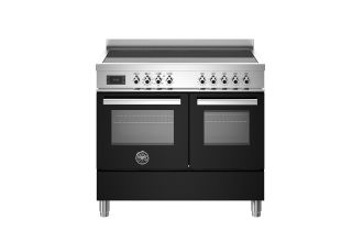Bertazzoni PRO105I2EXT Professional 100cm Induction Top Electric Double Oven Range Cooker - Black