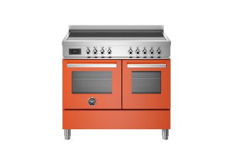 Bertazzoni PRO105I2EXT Professional 100cm Induction Top Electric Double Oven Range Cooker - Orange