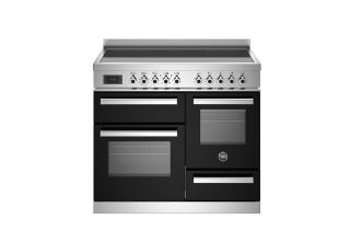 Bertazzoni PRO105I3EXT Professional 100cm Induction Top Electric Triple Oven Range Cooker - Black