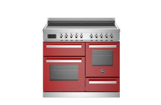Bertazzoni PRO105I3EXT Professional 100cm Induction Top Electric Triple Oven Range Cooker - Red
